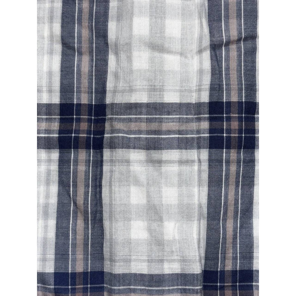 Hugo Boss Men's Navy White Plaid Shirt Size XL, photo 7 of 10
