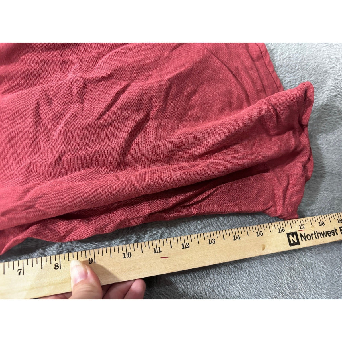 Hunter & Brown Womens S Rust Red Wide Leg Cami Jumpsuit Boho Casual Flowy NWT