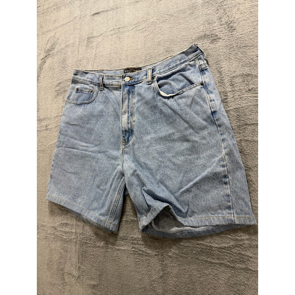 Architect Jean Co 38 Light Wash Blue Denim Shorts Relaxed Fit Vintage Casual