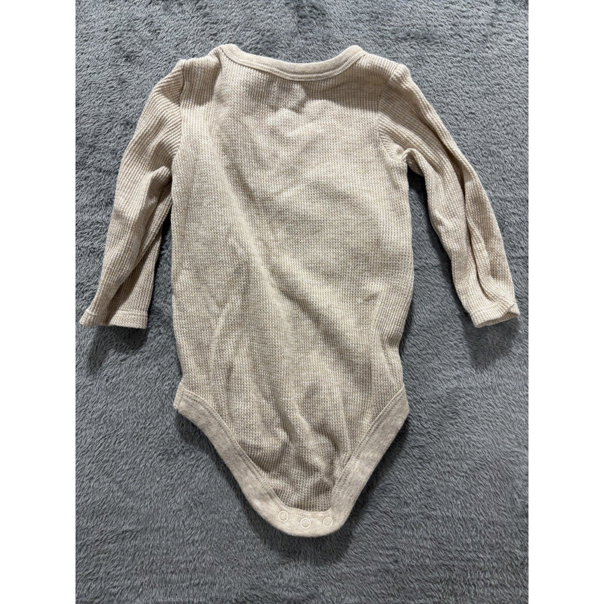 Carter's Baby Boy 12M 5 Piece Bundle Moose Bodysuit Pants Cardigan Gray Tan
