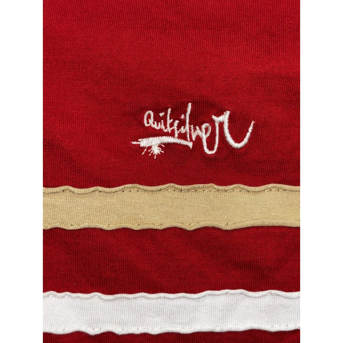 Quiksilver Men's Red Striped Polo Shirt Size XL, photo 6 of 11