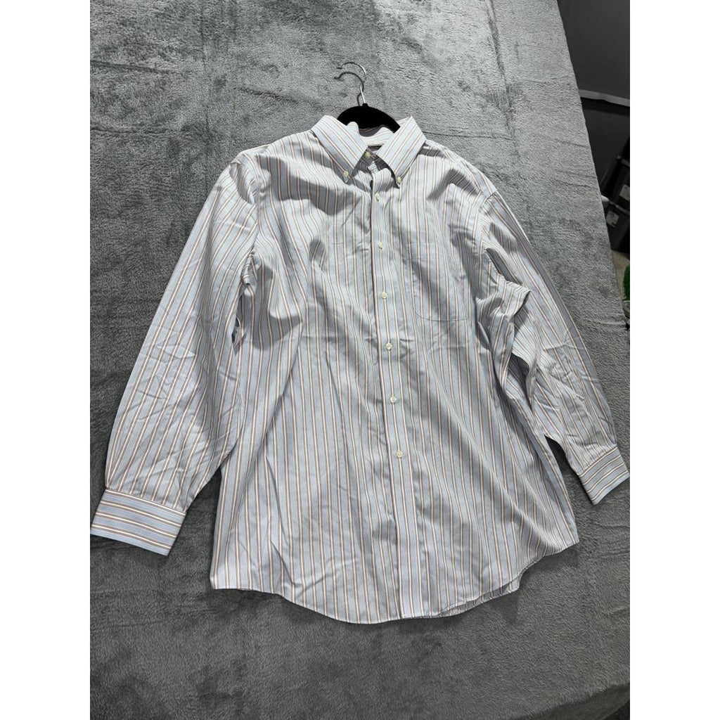 Brooks Brothers Men's Blue Striped Shirt 16 1/2-2/3, photo 3 of 8