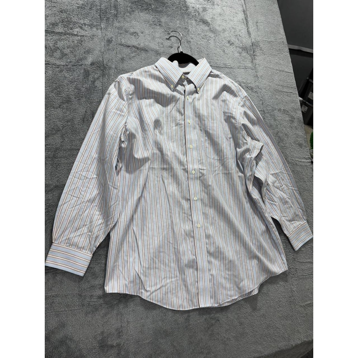 Brooks Brothers Men's Blue Striped Shirt 16 1/2-2/3, photo 3 of 8