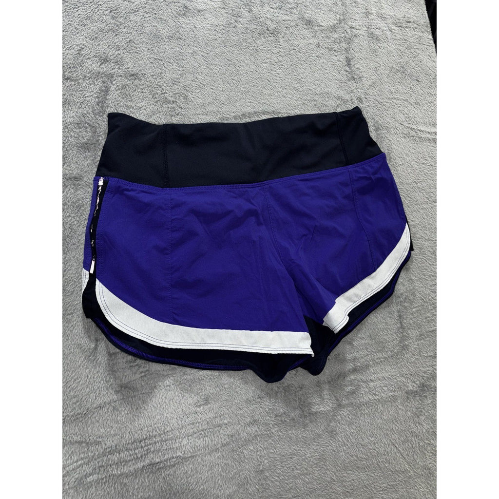 Athleta Women's Purple Lined Running Shorts Size S, photo 4 of 10