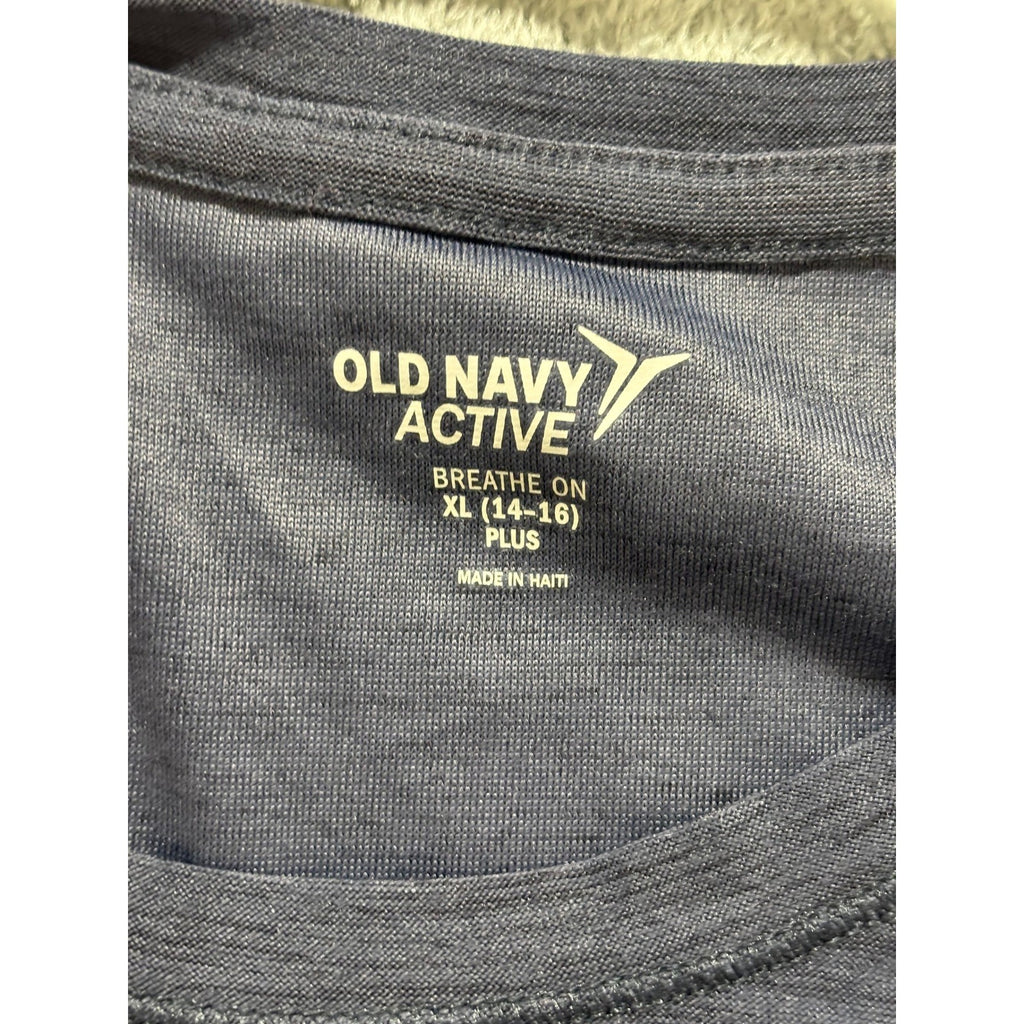 Old Navy Active XL Blue Tank Top Womens Athleisure Casual Breathe On