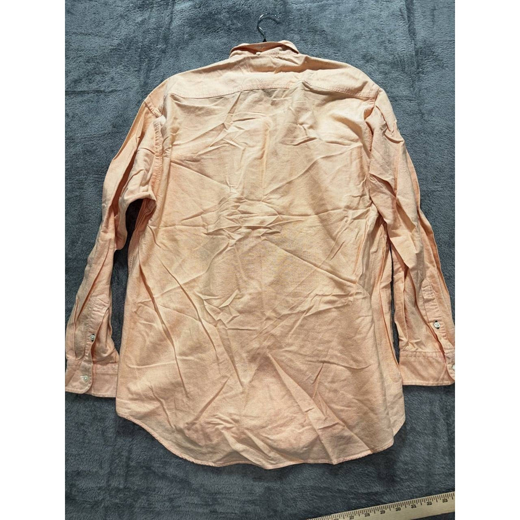 Tommy Hilfiger Men's Orange Oxford Shirt Size M, photo 6 of 8