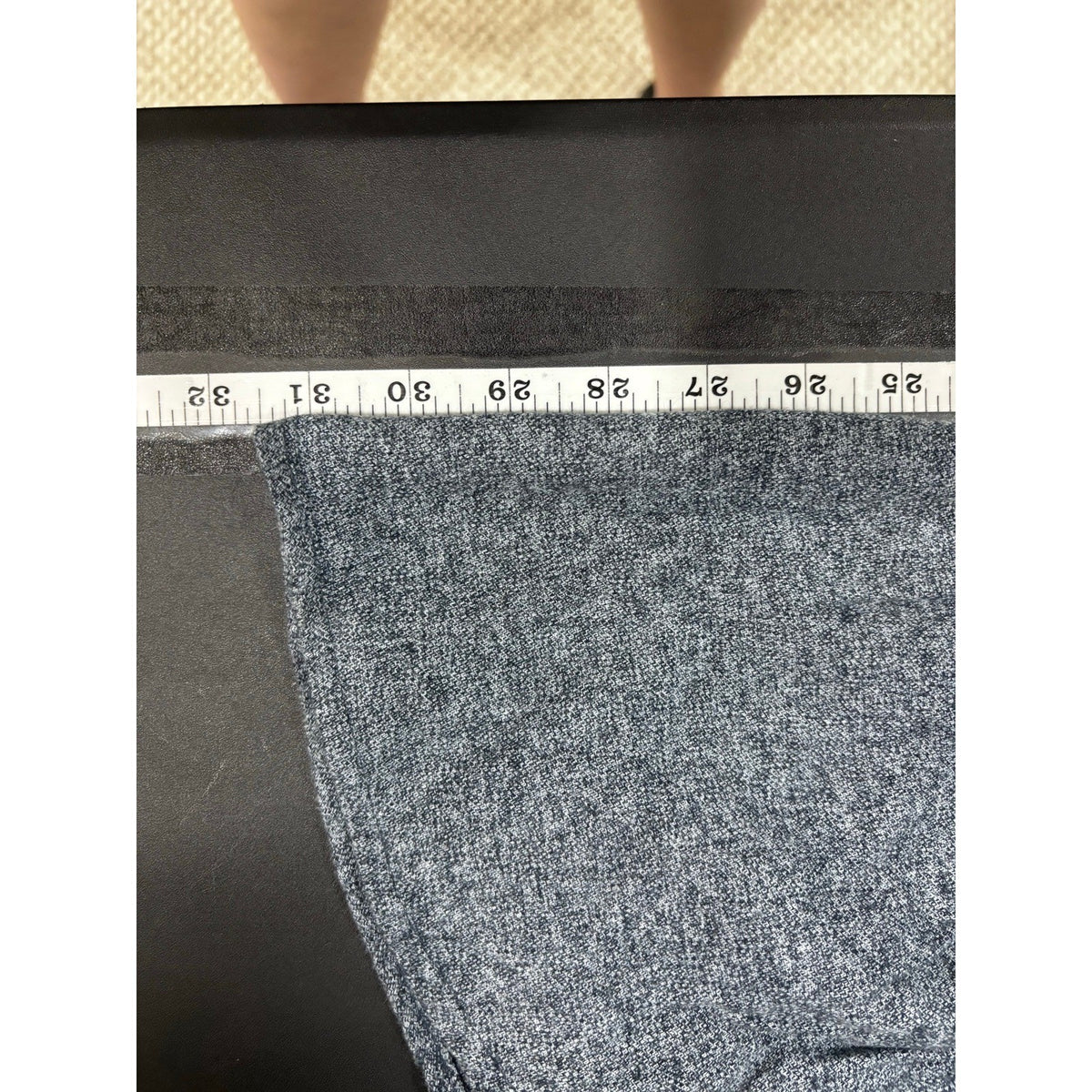 Haggar XL Blue Gray Flannel Shirt Long Sleeve Cotton Mens