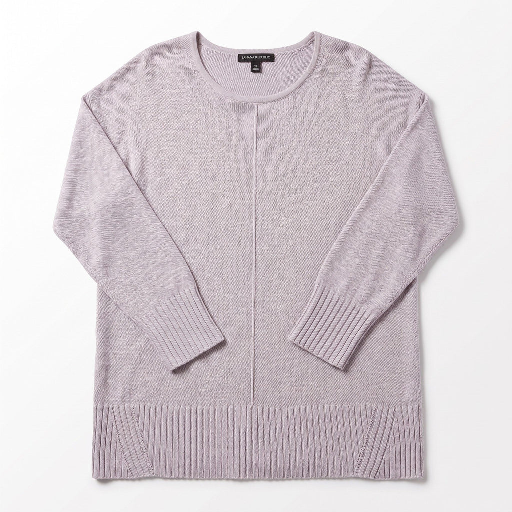 Banana Republic XL Womens Lilac Mauve Crewneck Sweater