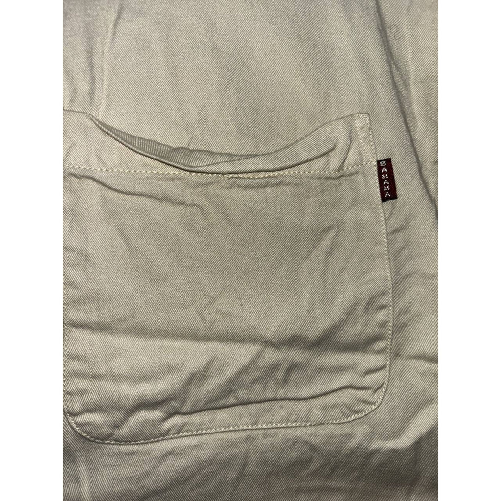 Tommy Bahama Men's Cream Palm Tree Camp Shirt Size L, photo 4 of 10