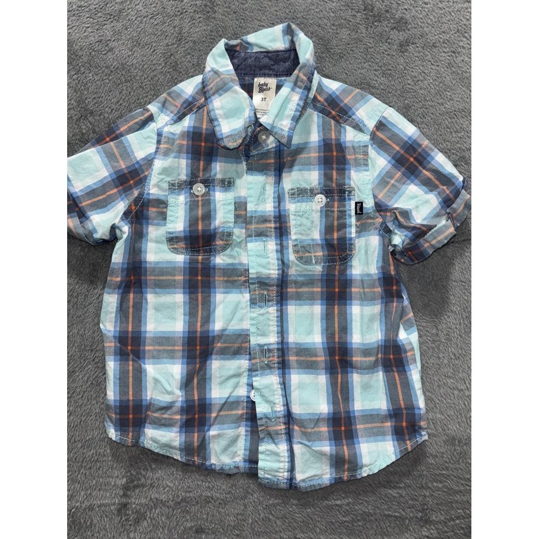 OshKosh & Carter's Boy Plaid Shirts Lot 5 Pcs 3T, photo 10 of 20