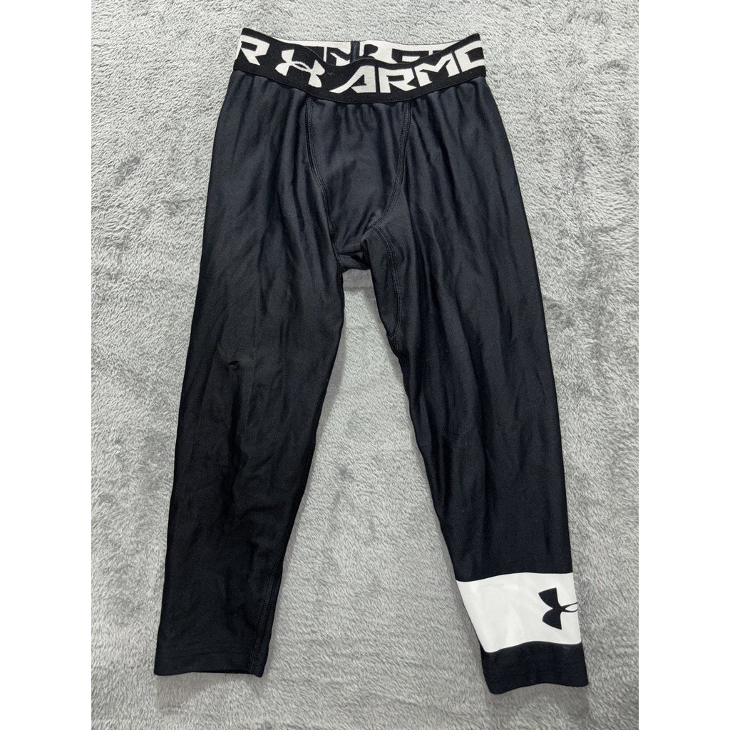 Under Armour Youth XS S 6 Pc Black Gray Athletic Bundle Tops Shorts Leggings