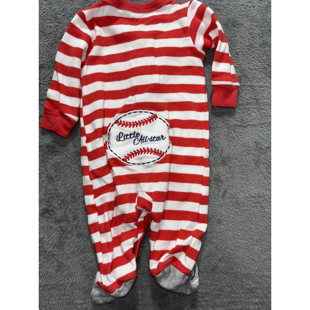 Carter's Just One You Baby Boy 3M 8 Piece Bundle Bunting Sleeper Plaid Pants