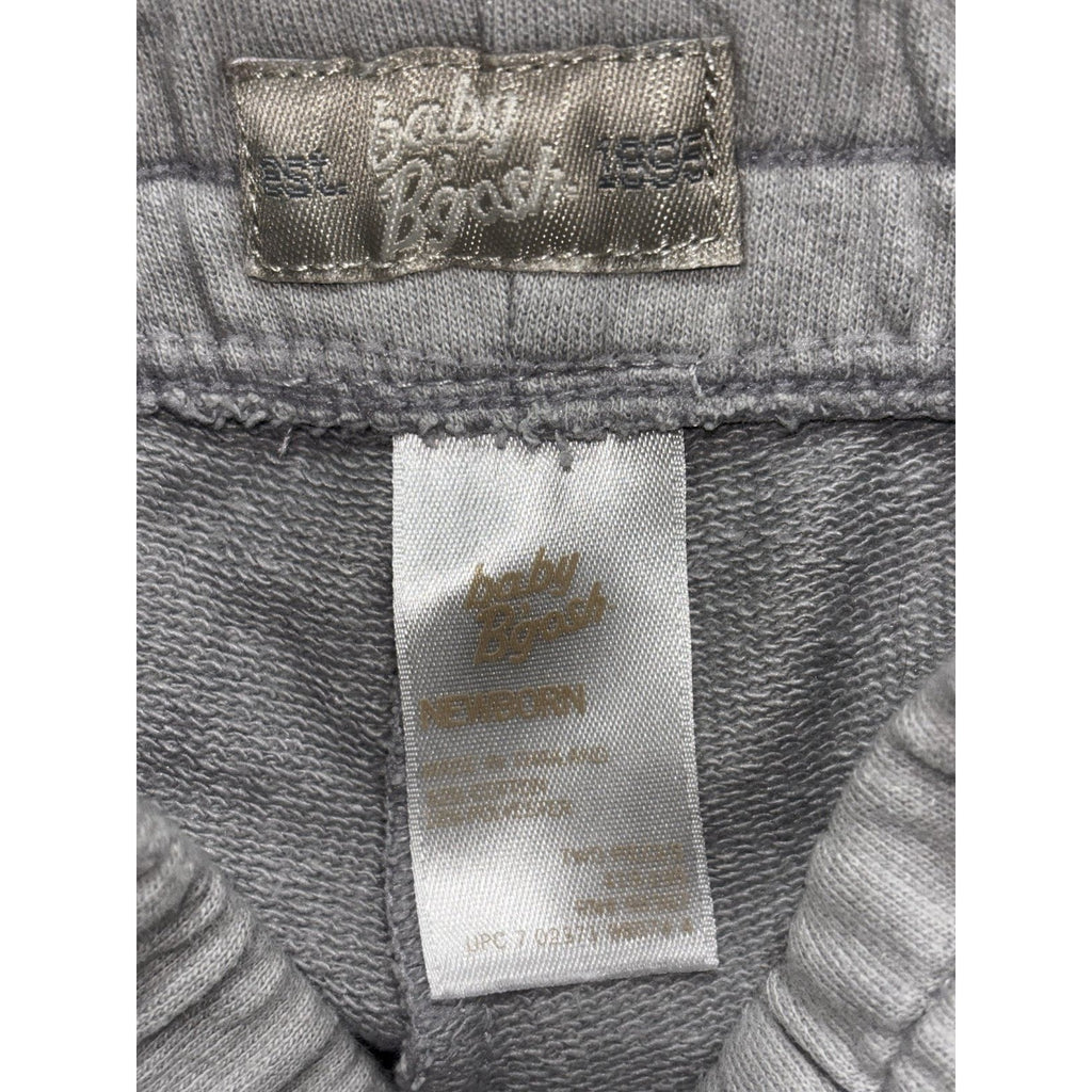 baby B'gosh Baby NB 5 Piece Bundle Hoodie Pants Bodysuits Yellow Gray