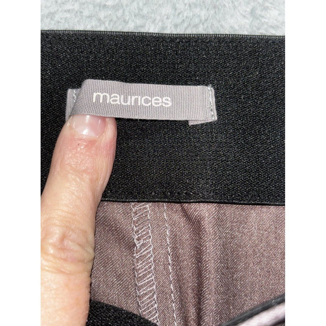 Maurices Women's Mauve Gray Skinny Pants Size XL, photo 5 of 12