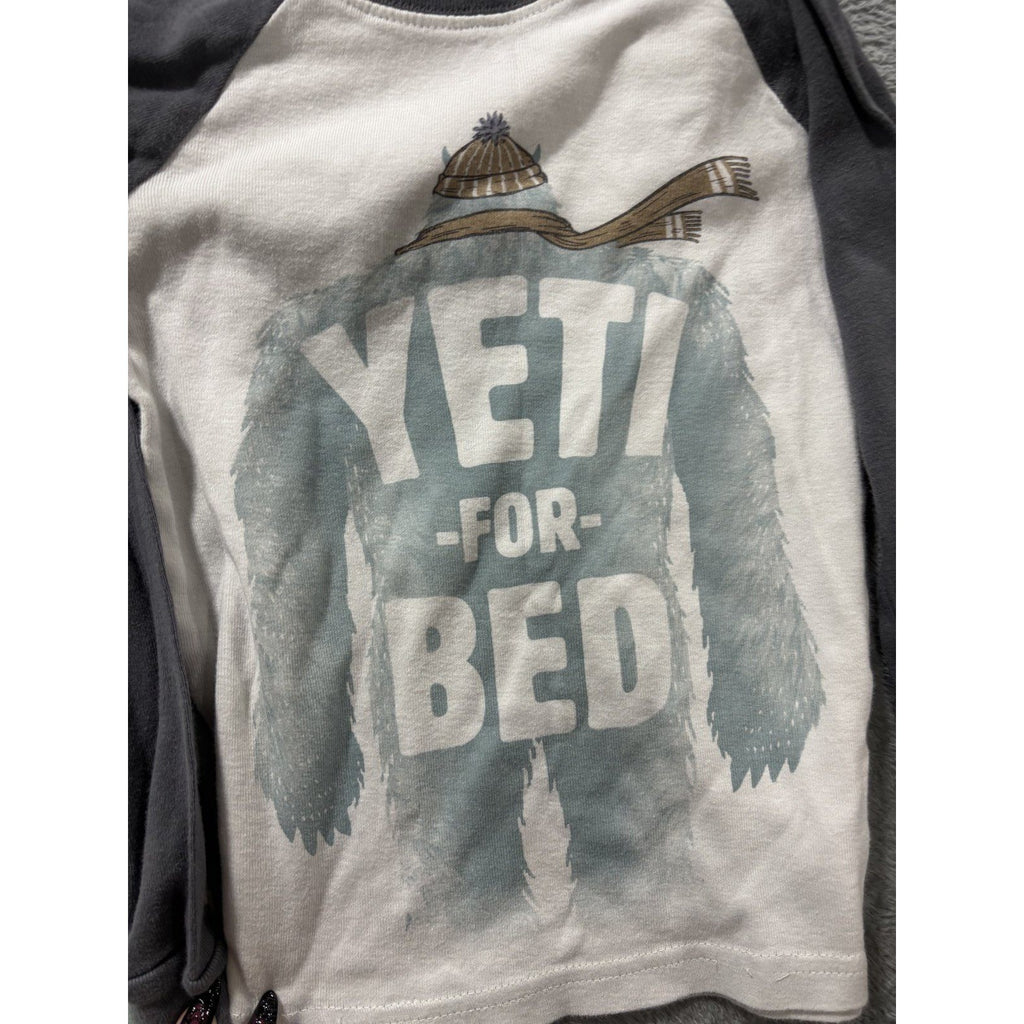 Carter's Kids 6/6A Pajama Sets Holiday, Yeti for Bed, 3 Sets 6 Piece Bundle