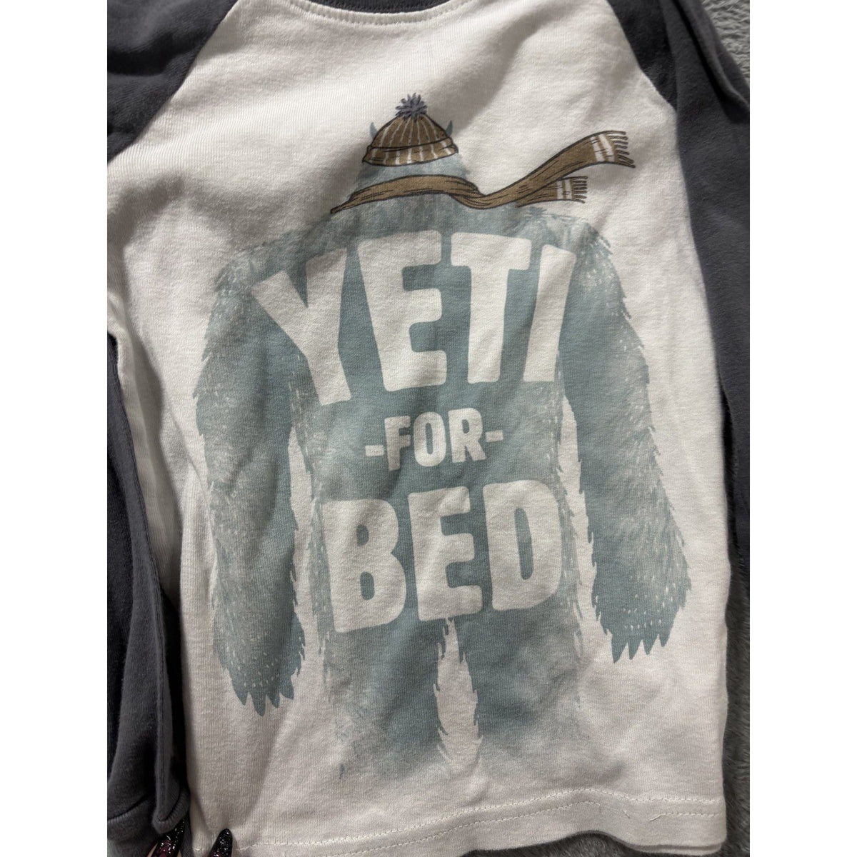 Carter's Kids 6/6A Pajama Sets Holiday, Yeti for Bed, 3 Sets 6 Piece Bundle
