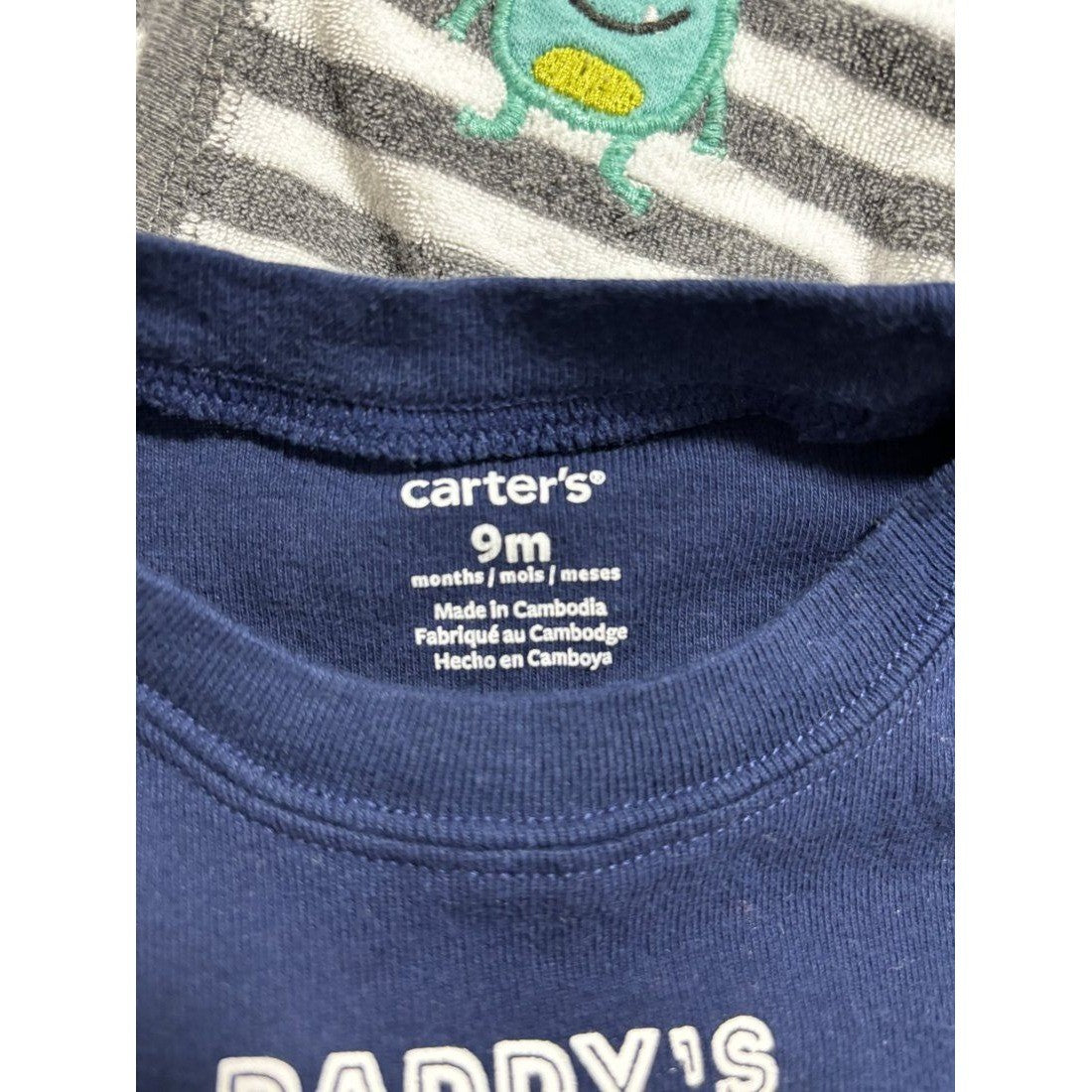 Baby Boy Monster Sleeper Jeans Lot 5 Pcs 9M, photo 7 of 12