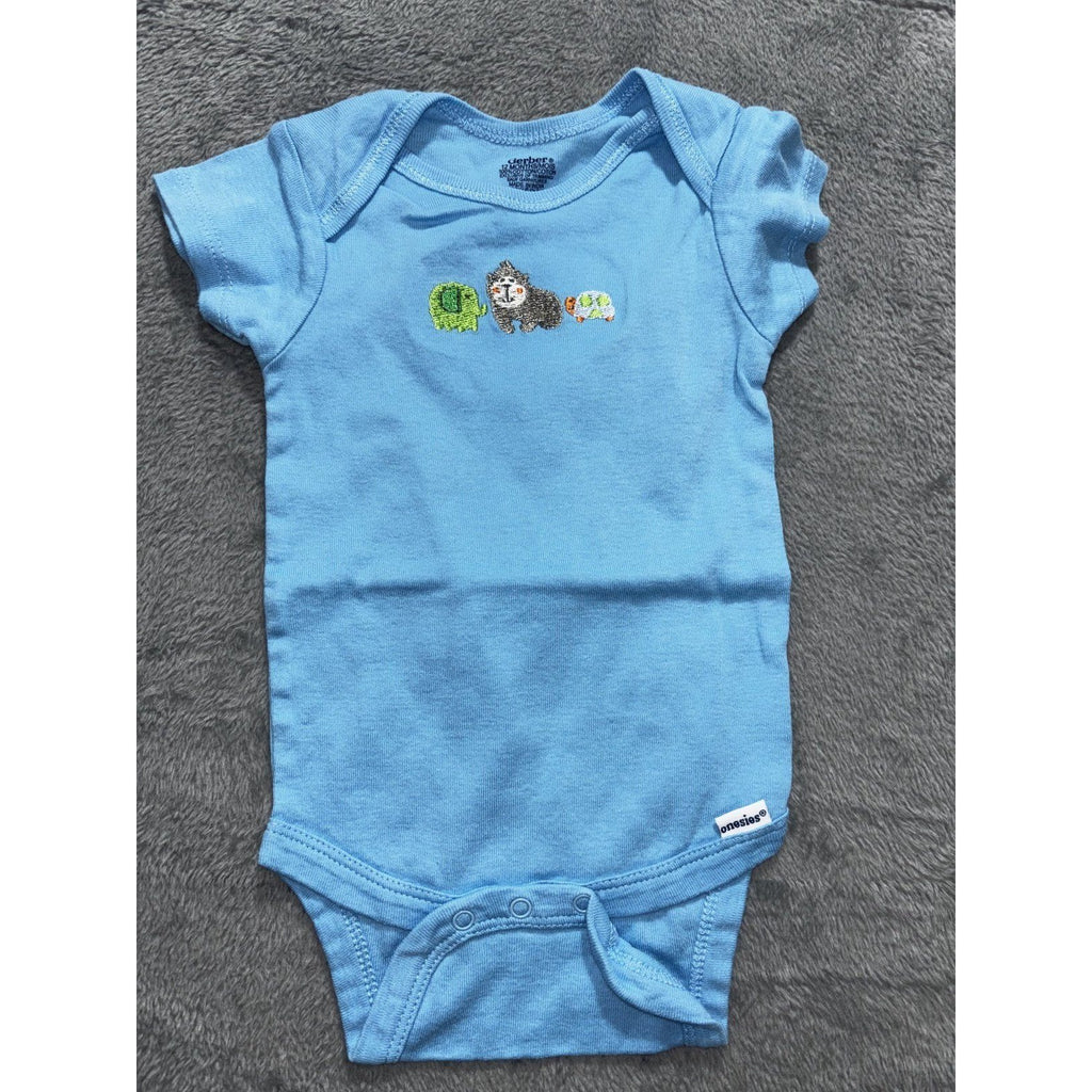 Carter's Gerber Baby 12M 5 Piece Bundle Rash Guard Swim Shorts Onesies