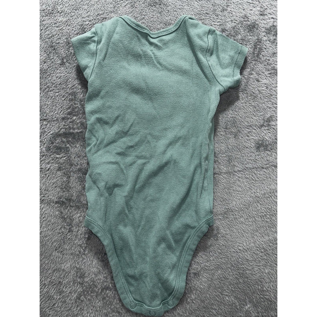 Carter's Circo Baby Boy 6M 5 Piece Bundle Bodysuits Shorts Romper Sage Gray