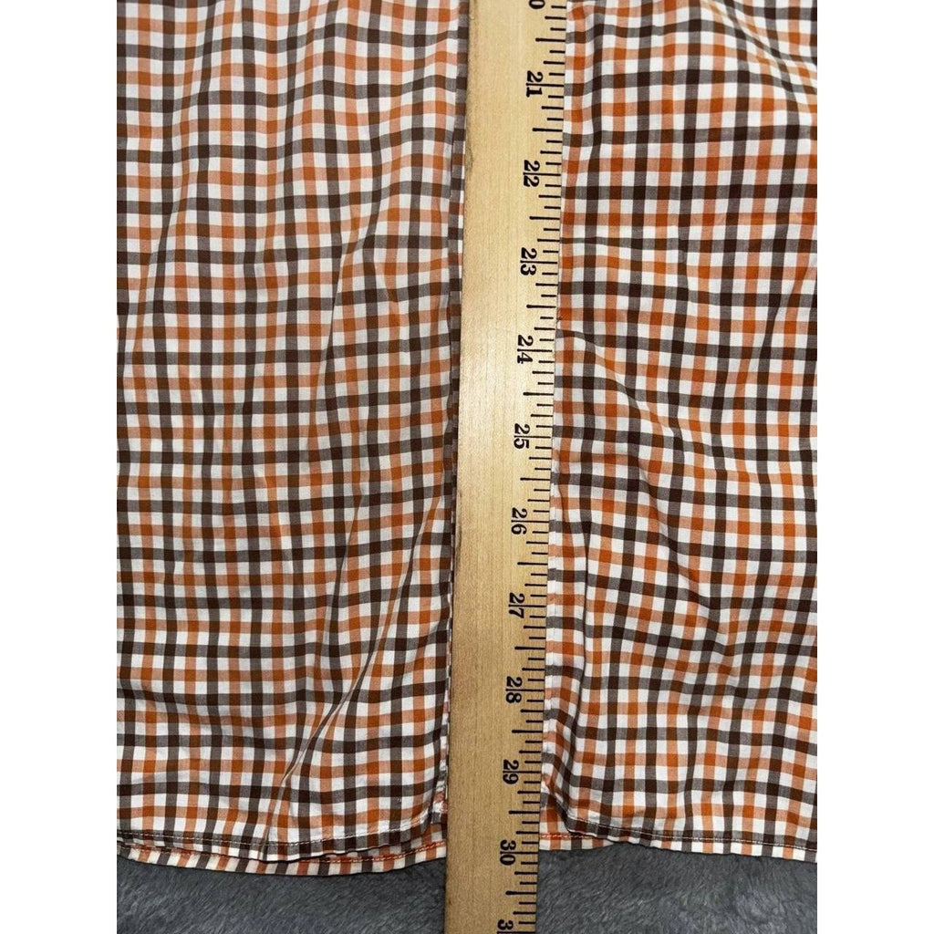 Turnbull & Asser Men's Orange Check Shirt 15 1/2, photo 7 of 8