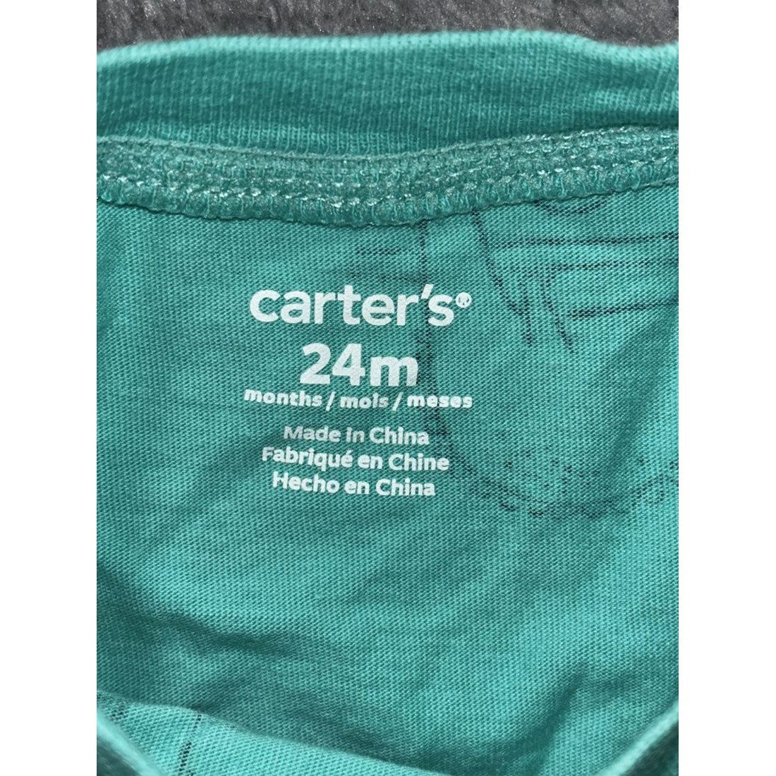 Carter's Baby Boy Navy Romper Hoodie Lot 4 Pc 24M, photo 4 of 16