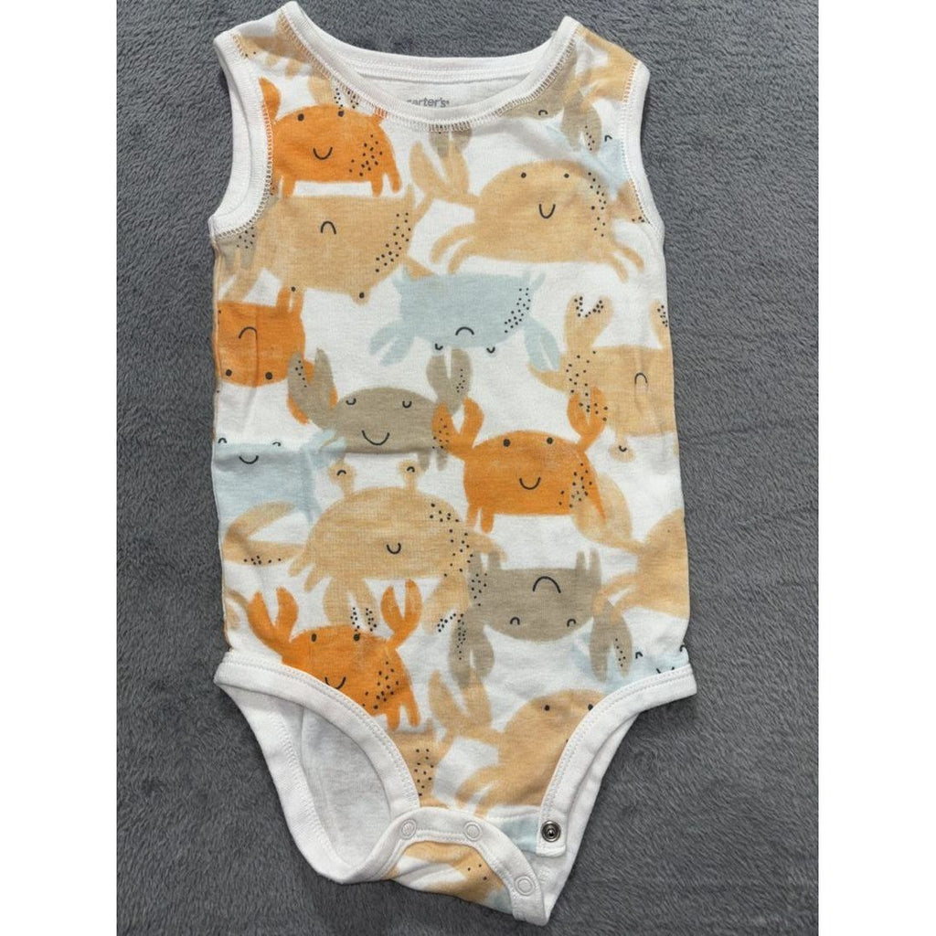 Carter's Baby Boy Bodysuits & Romper Lot 6 Pcs 24M, photo 10 of 23