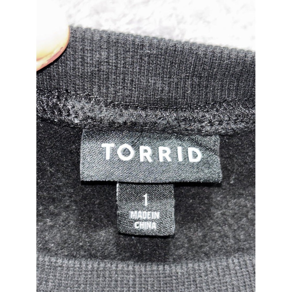 Torrid Women's Black Skeleton Sweatshirt Plus Size 1, photo 6 of 12