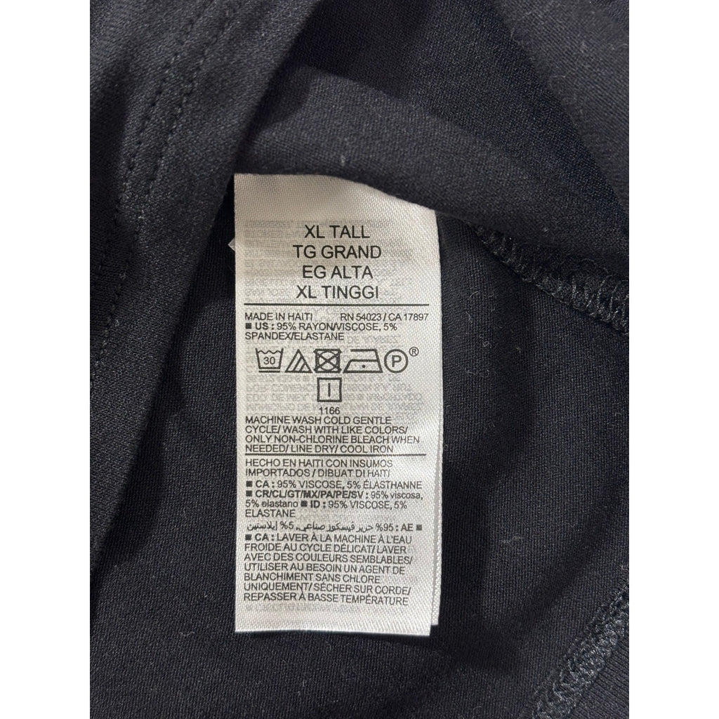 Old Navy Womens XL Tall Black Luxe Tank Top Sleeveless Casual Athleisure Basic