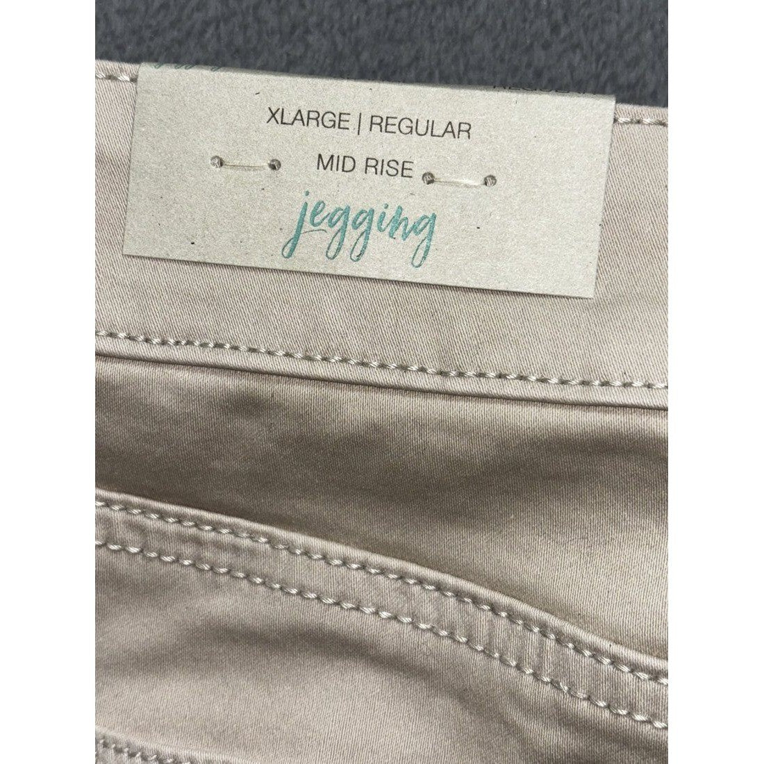 Maurices Women's Taupe Mid Rise Jegging Size XL, photo 13 of 13