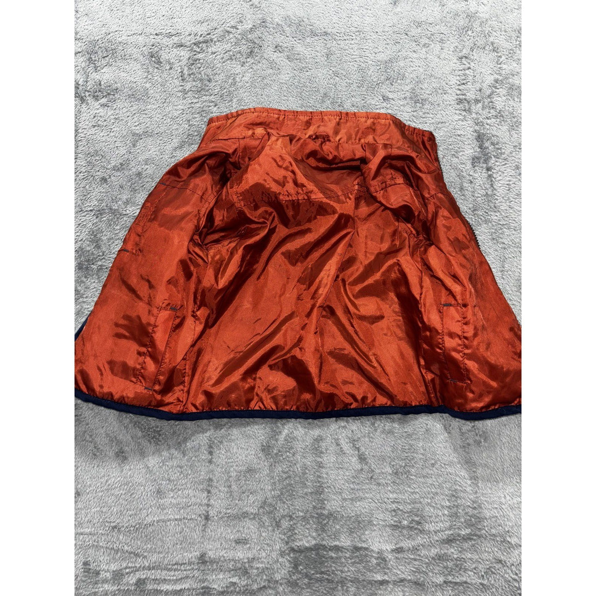 Carter's Toddler Boy 2T 3-in-1 Jacket Coat Navy Blue Camo Fleece Orange