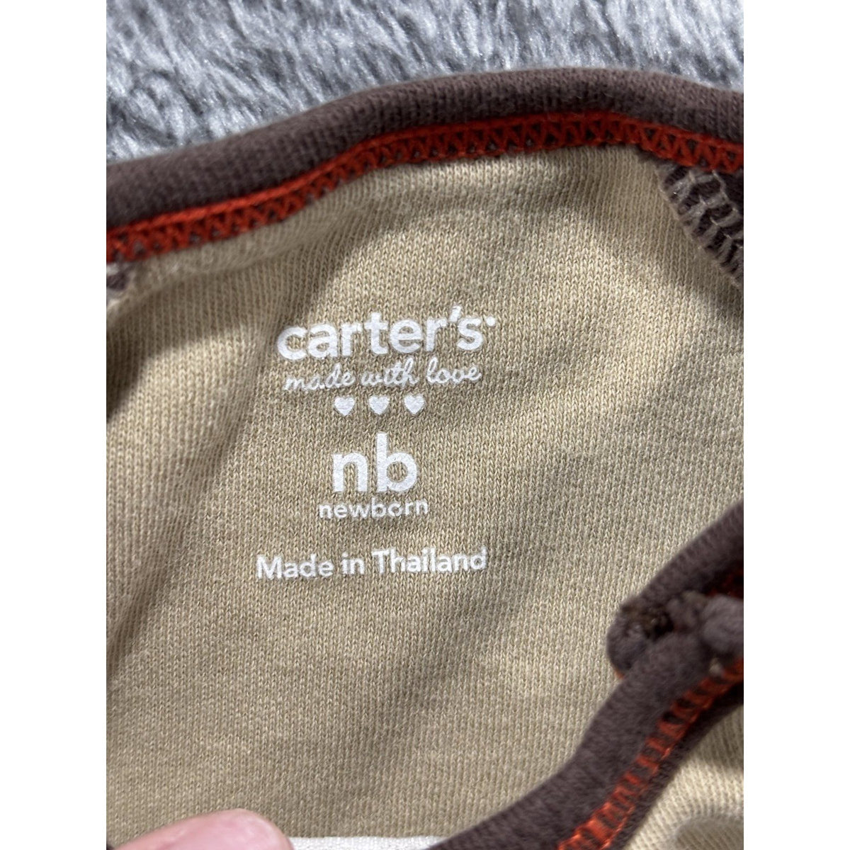 Carter's Baby Boy NB 6 Piece Bundle Sweatshirt Pants Bodysuits Sleeper Navy