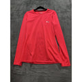 Under Armour Womens XL Coral Red ColdGear Fitted Long Sleeve Tee Athletic
