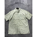 Bugatchi Men's Green Check Short Sleeve Shirt Size L