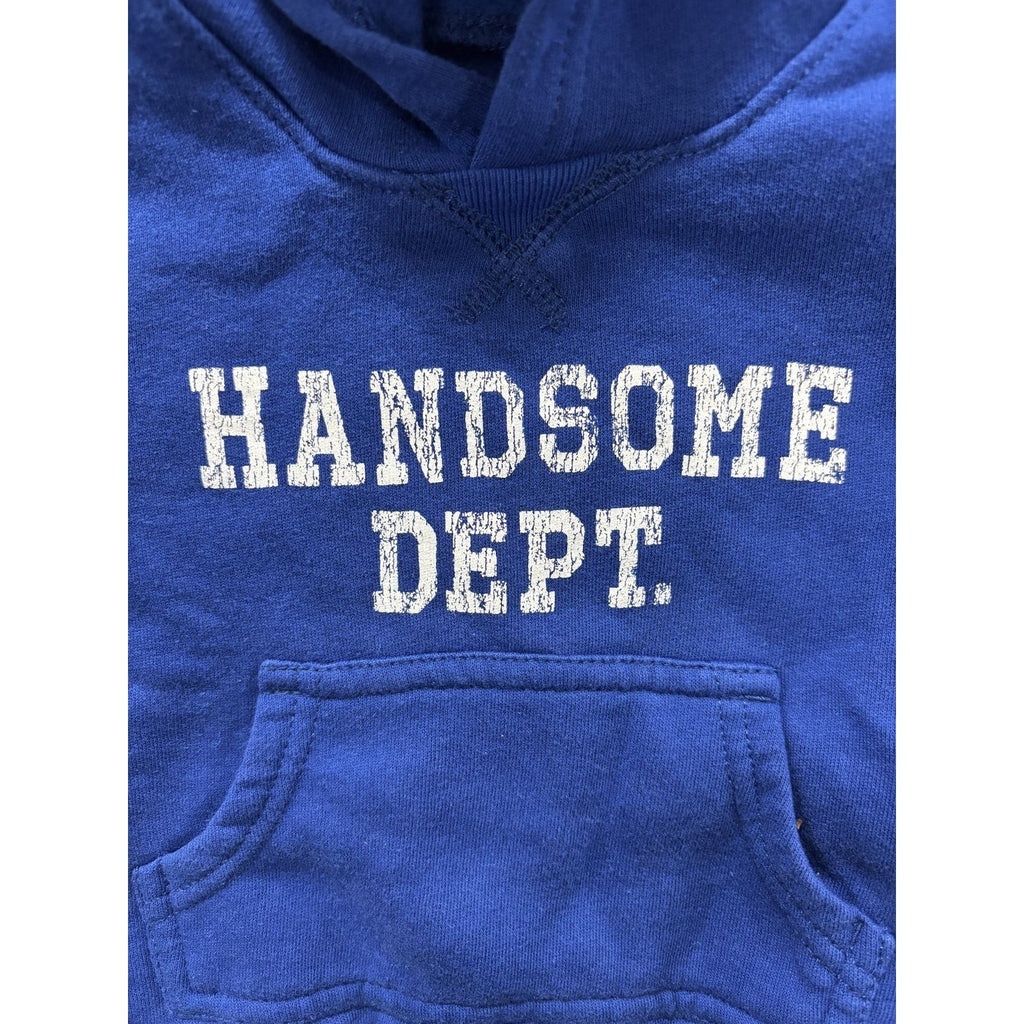 Carter's Baby Boy 12M 9 Piece Bundle Bodysuits Pants Jeans Shorts Hoodie Blue