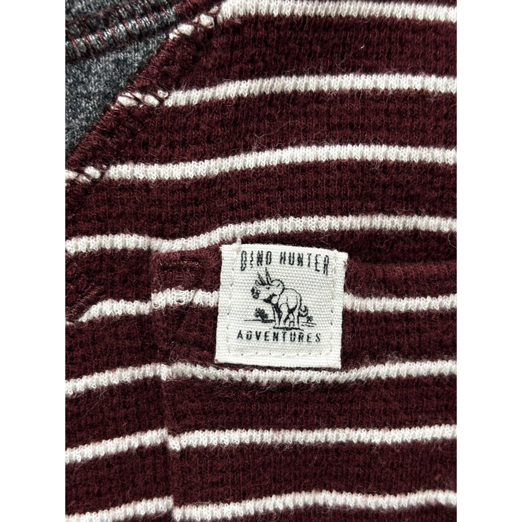 Baby B'gosh Baby Boy 12M 4 Piece Bundle Henley Joggers Hoodie Maroon Gray