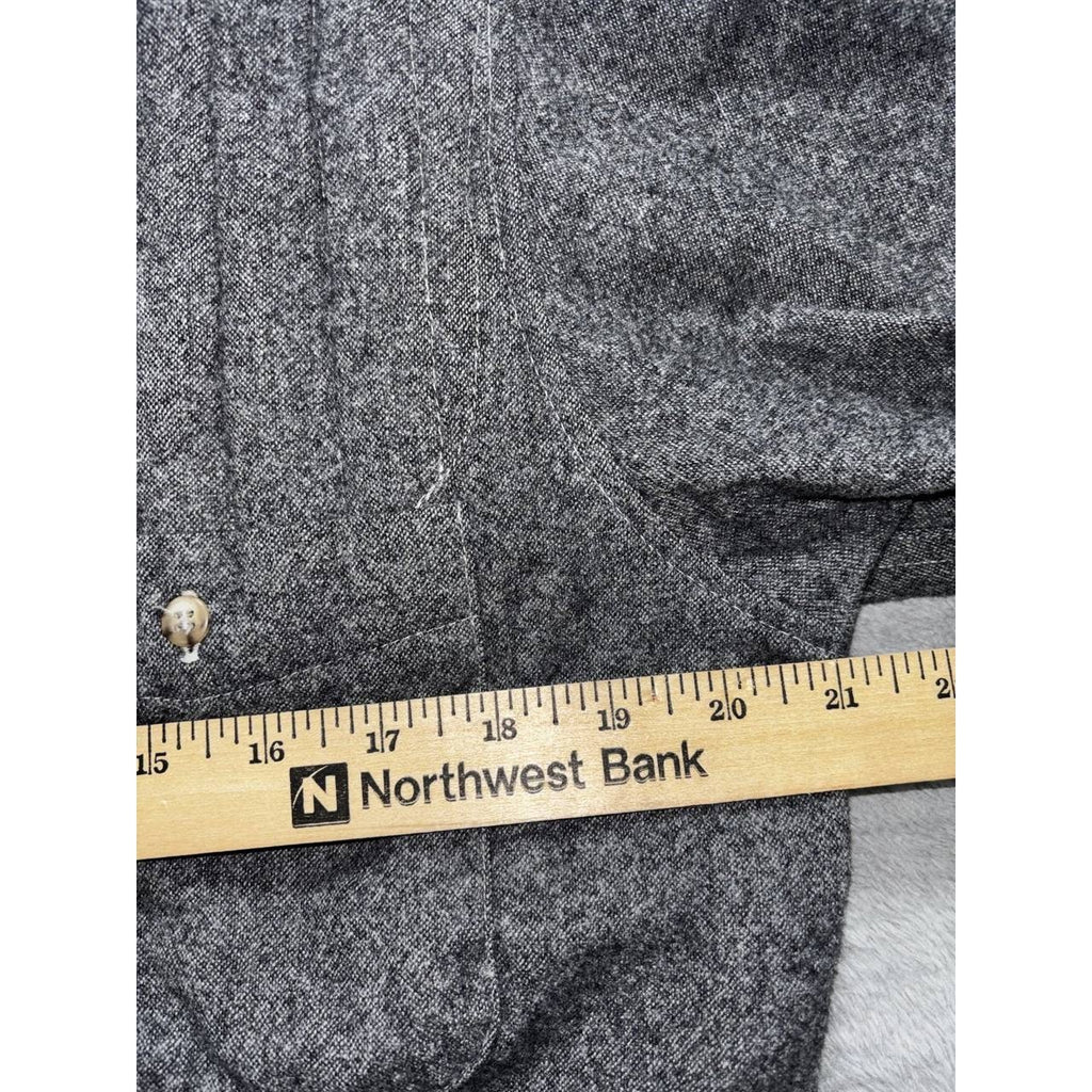 Pendleton Men's Charcoal Wool Shirt Size L, photo 4 of 11