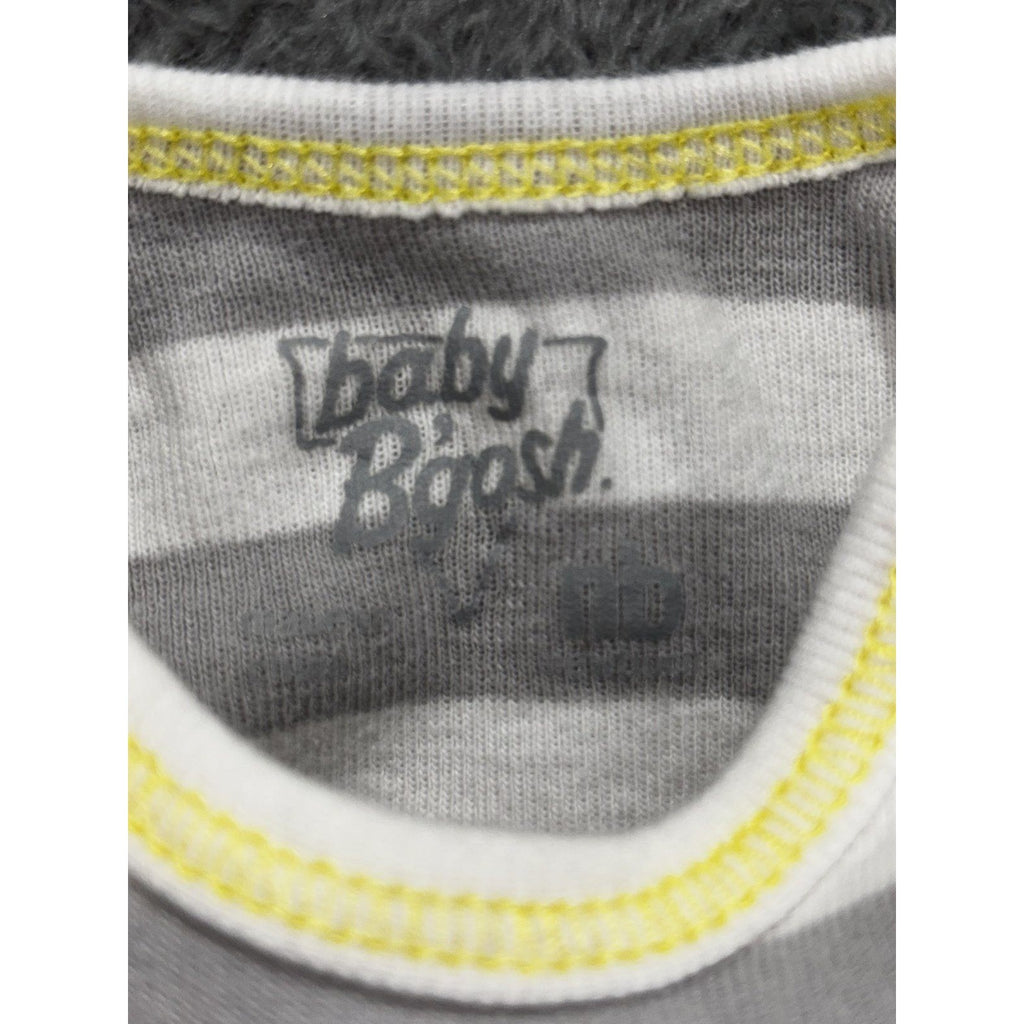 baby B'gosh Baby NB 5 Piece Bundle Hoodie Pants Bodysuits Yellow Gray