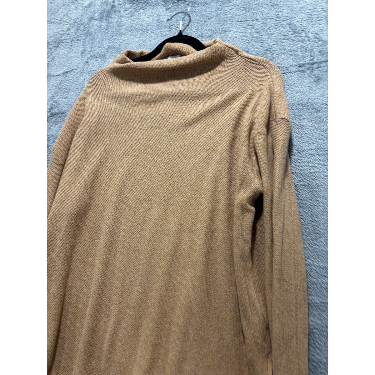 Old Navy Womens XL Camel Tan Mock Neck Sweater Pullover Cozy Casual