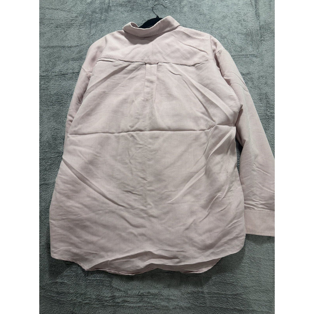 Bugatchi Uomo Mens XL Pink Textured Button Down Dress Shirt Casual