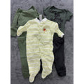 Baby Pooh Sleeper Bodysuits Pants Lot 5 Pcs 0-3M