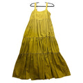 The Drop Womens M Olive Green Tiered Midi Dress Boho Casual