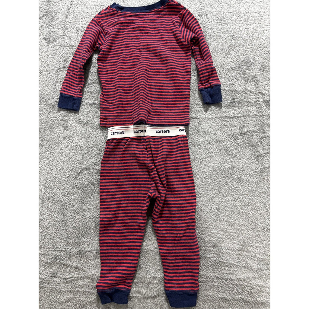 Carter's Baby 12M Football Sleeper, Red Bodysuit and Pajamas 4 Piece Bundle