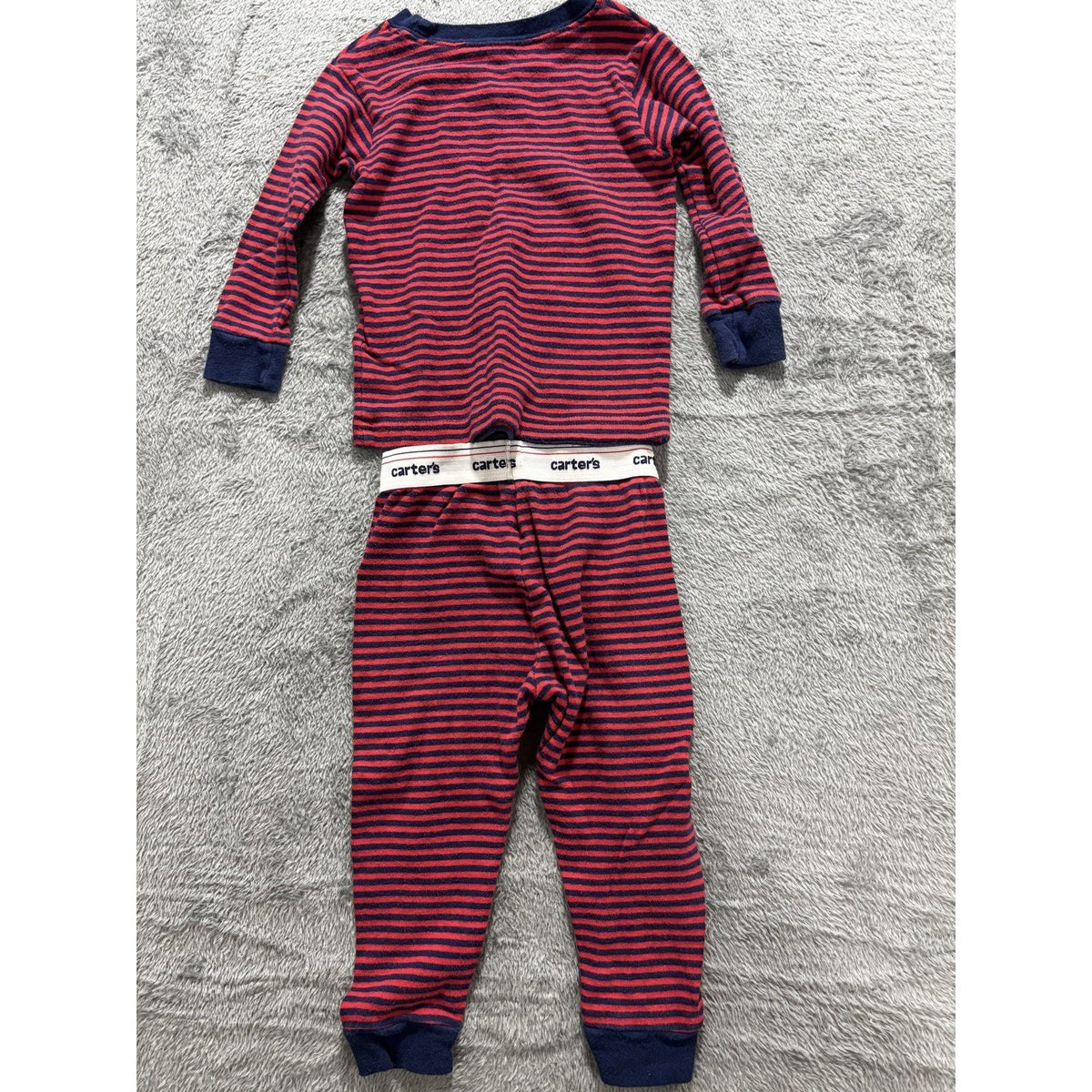 Carter's Baby 12M Football Sleeper, Red Bodysuit and Pajamas 4 Piece Bundle