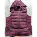 G.H. Bass & Co Women's Burgundy Puffer Vest Size XXL
