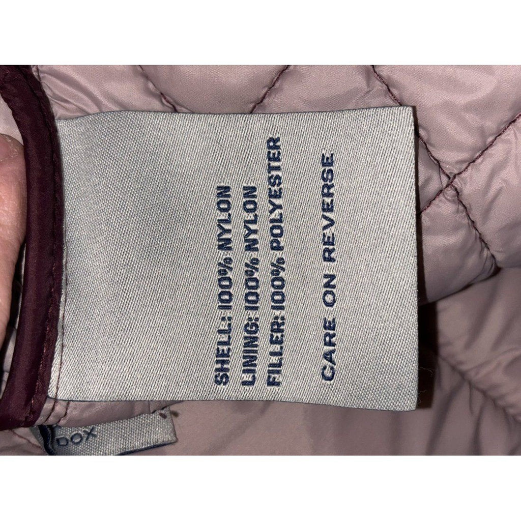 G.H. Bass & Co Women's Burgundy Puffer Vest Size XXL, photo 8 of 9