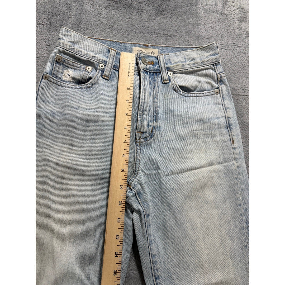 Madewell 23 Womens Light Wash The Perfect Summer Jean Straight Leg Casual Denim