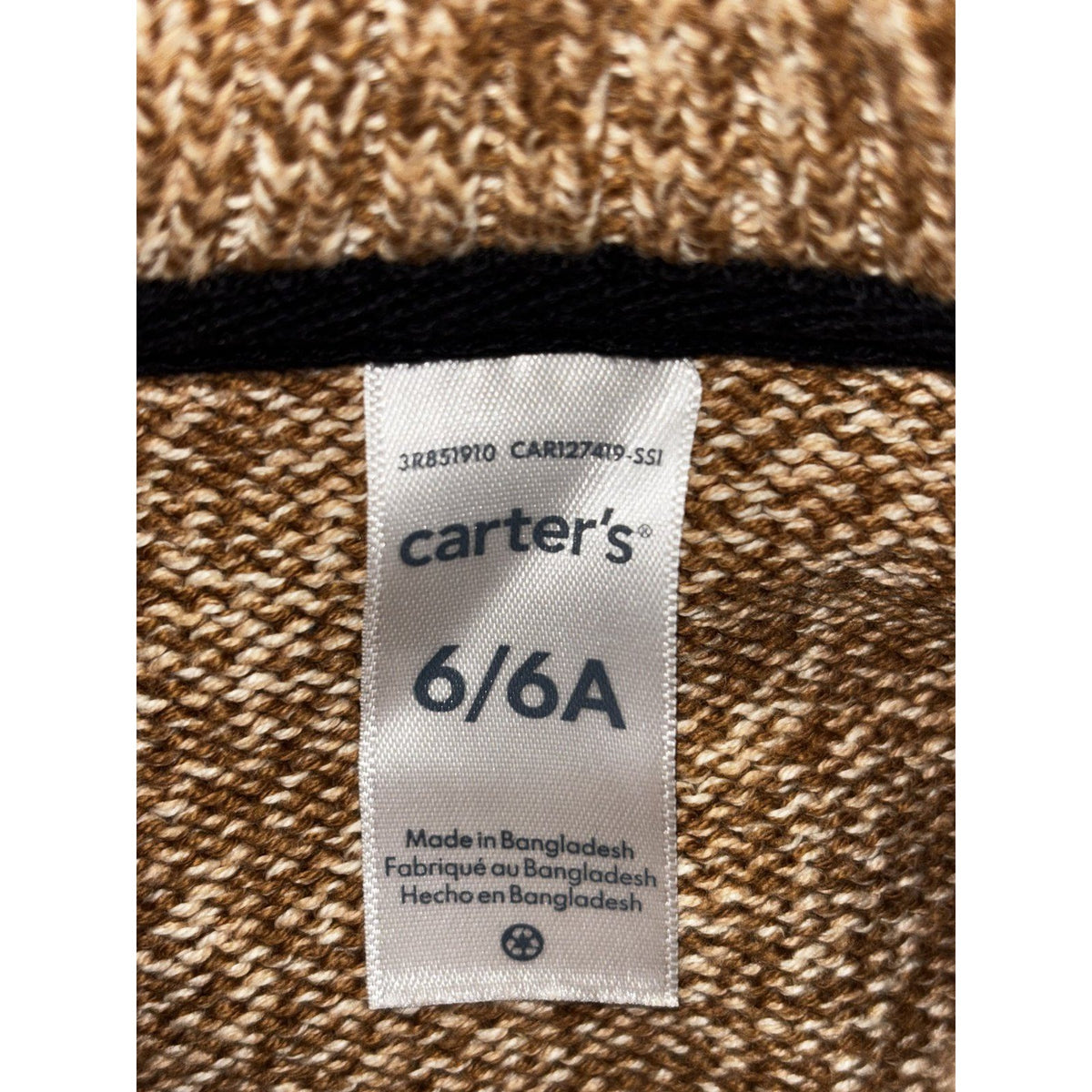 OshKosh B'gosh Carter's Boys 6 4 Piece Bundle Sweater Tops Brown Navy White