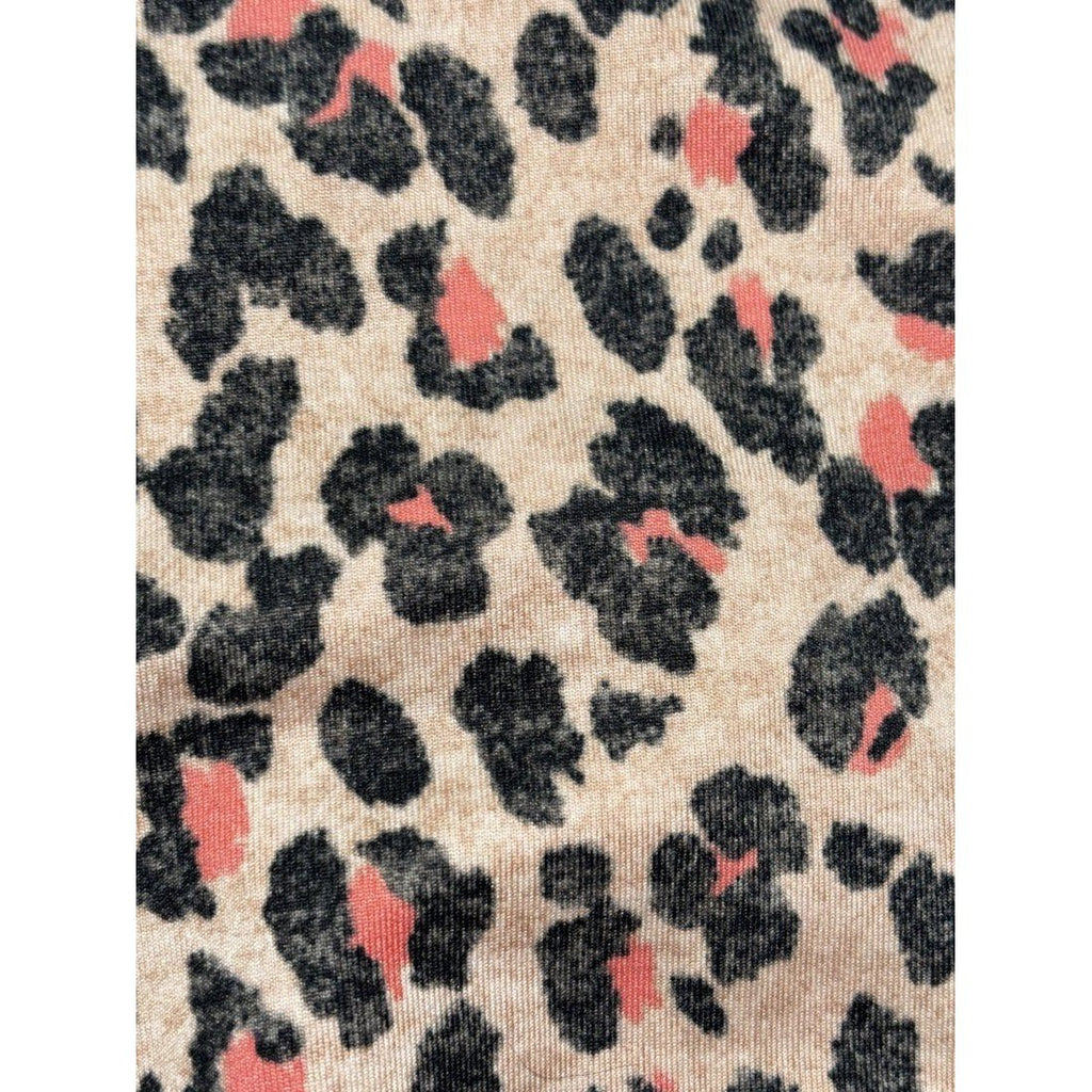 Cuddl Duds Women's Coral Leopard Lounge Set Size XL, photo 9 of 14