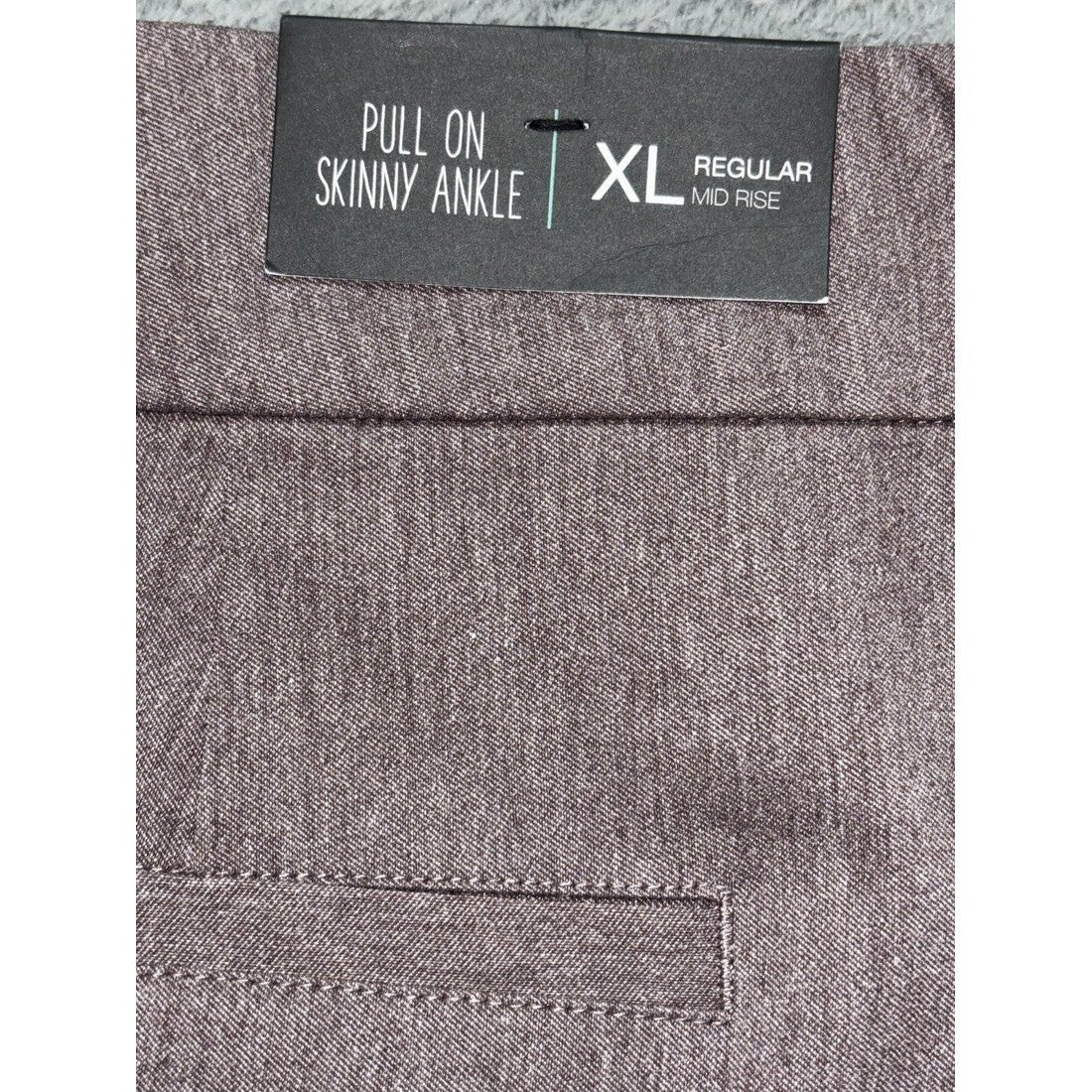 Maurices Women's Mauve Gray Skinny Pants Size XL, photo 11 of 12