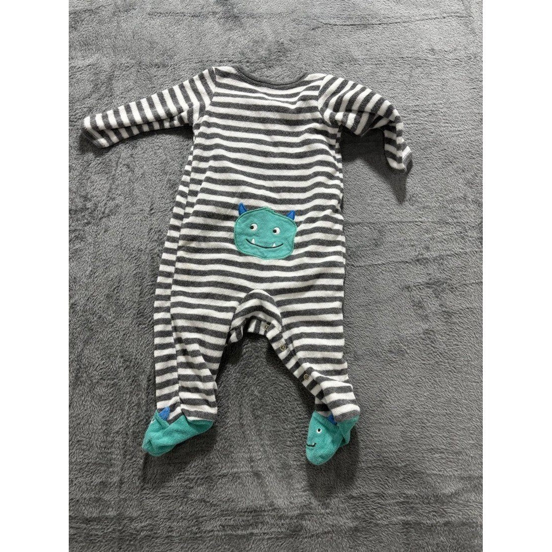 Baby Boy Monster Sleeper Jeans Lot 5 Pcs 9M, photo 12 of 12